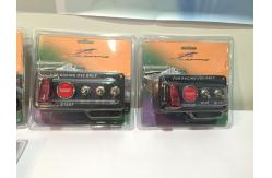 China Carbon Fiber Racing Ignition Switch Panel , Red Illuminated Engine Start Button supplier