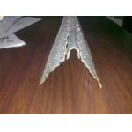 Silver Color Hot Dip Steel Corner Bead , 3cm Wings 2700mm Render Angle Bead for sale