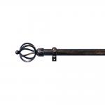 Easy Installing Metal Curtain Rod 6M Single Bracket For Decoration Shop for sale