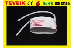 China Disposable Nonwoven cloth material Double Hose NIBP Cuff, Non-Invasive Blood Pressure Cuff supplier