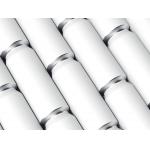 250ml Slim Aluminum Beverage Cans Cylinder Carving Ward Epoxy Base Coating for sale