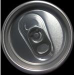 Soft Drink Aluminum Can Lids Custom Carving Round Shape 0.23mm Thickness for sale