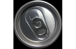 China Soft Drink Aluminum Can Lids Custom Carving Round Shape 0.23mm Thickness supplier