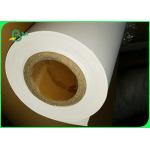 Garment Factory Uncoated Plain Plotter Paper Roll 60gsm 70gsm For CAD Plotting for sale