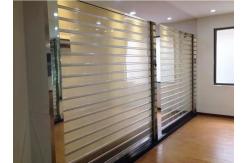 China Crystal Clear Transparent Roller Shutters Doors Polycarbonate Commercial Full Vision PC supplier