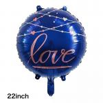 Wholesal LOVE Valentine's Day Foil Balloon Wedding Party 22 inch Valentine's Day Scene Decoration Balloon Supplies Toys for sale