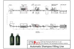 China Industrial Automatic Shampoo Bottle Filling Line 250 - 2500ml Filling Volume supplier