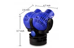China Direct Plastic Double Head Aquarium Water Pump Wave Making supplier