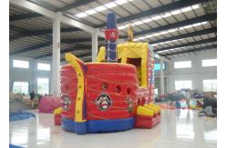 China Manufacturer Inflatable Pirate Ship Bouncy House With Slide Inflatable Obstacle Course supplier
