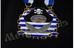 China Anti Rust Custom Medal Maker Virtual Race Medals Smooth Back Side supplier