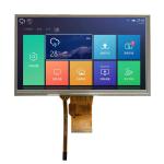 7 Inch TFT LCD 800x480 Dots Display RGB 24 Bit Interface With Resistive Touch Panel for sale