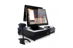 China AIO 15 Inch Capacitive Touch Screen Windows POS Terminal 1024x768 supplier
