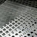 PVDF Decorative Aluminum Square Hole Perforated Metal Mesh For Wall Curtain for sale