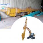 Stronger Excavator Telescopic Arm With Grapple Long Reach Telescopic Cylinder for sale
