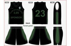 China Basketball shirt and shorts supplier