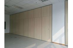 China Movable Folding Partition Wall System Aluminium Frame Melamine Finish supplier