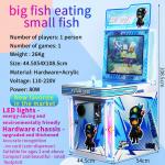 Big Fish Eating Small Fish Hungry Predator Fish Eat Fish Joystick Coin-Operated Game Machine for sale