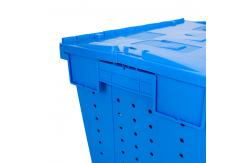 China Customized Logo Plastic Turnover Moving Container And Box For Logistics supplier