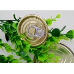 Plastic Bottle / Tuna Tin Cans Easy Open Lid , Food Storage Tinplate Cover for sale