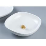 CIQ Approved Odorless Western Square Plain White Dinner Set