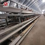 Egg Chicken Poultry Farm 3 Tiers 4 Tiers H Type Automatic Battery System Chicken Layer Cage for sale