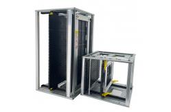 China Conductive PCB Magazine Rack With Gear Track Adjustable Static Safety supplier