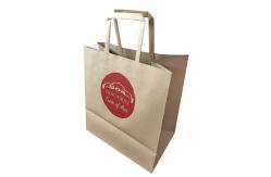 China Custom Printed Brown ISO9001 Kraft Paper Sacks supplier