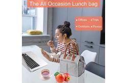 China Insulated Soft Sided Lunch Cooler Tote Bags Reusable Lunch Containers supplier