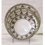 High Heat Resistance Melamine Salad Plate for Customized Serving for sale