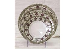 China High Heat Resistance Melamine Salad Plate for Customized Serving supplier