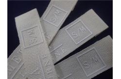 China White Printed Fabric Labels With Silicone Logo For Sports Clothing Patches supplier