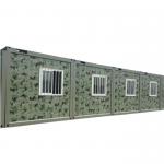 Camouflage Prefabricated Mobile House Container Camp House for Emergency Rescue Epidemic for sale