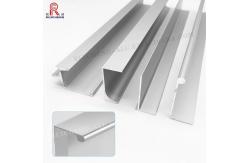 China Indoor Anodized Surface Aluminium G Handle Profile Aluminium Kitchen Cabinet Profile supplier