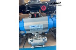 China Pneumatic Air Control Valve Butt-Weld Air Ball Valve Control Valve Versatile Applications supplier