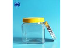 China Stackable Square Wide Mouth Plastic Jars Space Saving Fully Airtight supplier
