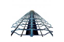 China 200cm Free Stall Barn Galvanized Round Tube And Stell Pipe For Cow supplier