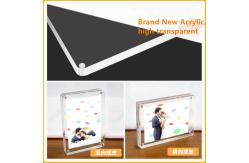 China High Clear Magnetic Custom Photo Frame Acrylic Material With Double Sided supplier