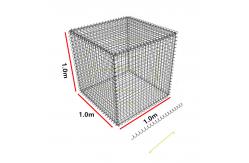 China Galvanized Rock 1x1x1m Welded Mesh Gabion Long Service Life supplier