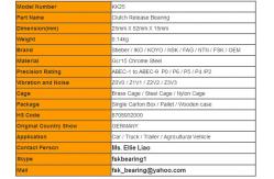 China KK25 One Way Rotation Bearing 25mm X 52mm X 15mm Clutch Bearing supplier