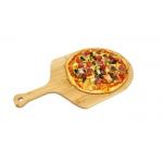 Antimicrobial BAP Free  Large Organic Bamboo Pizza Board with Handle for sale