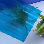 Impact Resistant Thermal Insulating Plastic Polycarbonate Embossed Corrugated Sheet For Construction for sale
