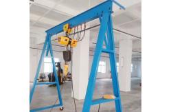 China Light Duty Chain Hoist Gantry Crane Movable Single Girder 2.6-4m Height supplier
