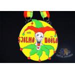 Die Casting Zinc Alloy Carnival Festival Metal Enamel Medals Filling Colors Custom Design With Ribbon for sale
