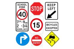 China Customized Reflective Sheeting Traffic Safety Sign Board with High Visibility Options supplier