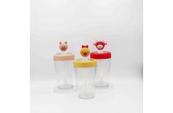 China Child Drinking Plastic Straw Water Bottle With Logo Customization supplier