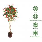 Eco Friendly Azalea Artificial Flower Tree For Bedroom Decoration for sale