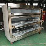 3 Deck 12 Trays Mini Electric Baking Oven Ss304 Stainless Steel for sale