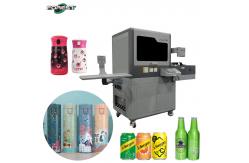China Automatic Rotary UV Printer For Cups Wine Bottle Cone Shaped supplier