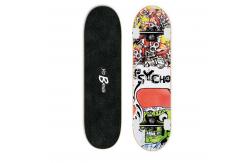 China 8 Layer Maple Full Complete Skateboards 31inch Matte Painting Trucks supplier