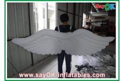 China White Inflatable Wing With Led Lighting 1m / 1.5m Customized supplier